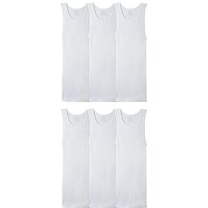 Fruit of the Loom Ärmlöst herrlinne, A-shirt, etikettfri och fukttransporterande, ribbat stretchtyg, M Fruit of the Loom Ärmlöst herrlinne, A-shirt, etikettfri och fukttransporterande, ribbat stretchtyg, M