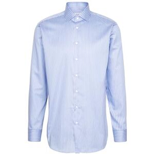 Seidensticker Silkesdekal herr business skjorta – normal passform – lätt att stryka – Kent krage – långärmad – 100% bomull, blå, 38 SE Seidensticker Silkesdekal herr business skjorta – normal passform – lätt att stryka – Kent krage – långärmad – 100% bomull, blå, 38 SE