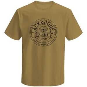 JACK & JONES Jprbluzack Ss Tee FST, Brons mist, L JACK & JONES Jprbluzack Ss Tee FST, Brons mist, L