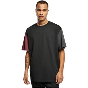 Urban Classics Ekologisk överdimensionerad färgblock T-shirt män t-shirt svart basics, hållbarhet, svart, 5XL Urban Classics Ekologisk överdimensionerad färgblock T-shirt män t-shirt svart basics, hållbarhet, svart, 5XL