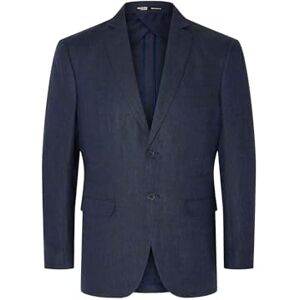 SELECTED HOMME SELETED HOMME Slhregular-Will Linen BLZ Noos Herrjacka, Marinblå Blazer, 50 SELECTED HOMME SELETED HOMME Slhregular-Will Linen BLZ Noos Herrjacka, Marinblå Blazer, 50