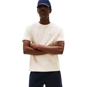 Tommy Hilfiger T-shirt S/S herr, Beige (Newsprint), M Tommy Hilfiger T-shirt S/S herr, Beige (Newsprint), M