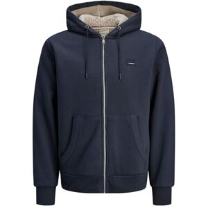 JACK & JONES Jprblumason teddy sweat zip Ln, Seaborne, L JACK & JONES Jprblumason teddy sweat zip Ln, Seaborne, L