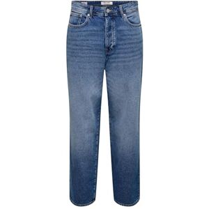 Only & Sons mäns Onsfade Loose Box Tai DNM Mu Otl, Medium Blå (Medium Blue Denim), 33 W/34 L, Medium blå (medium blå denim), 33W x 34L Only & Sons mäns Onsfade Loose Box Tai DNM Mu Otl, Medium Blå (Medium Blue Denim), 33 W/34 L, Medium blå (medium blå denim), 33W x 34L