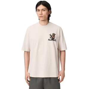 AllSaints Cacti SS Crew, Skymning vit, M AllSaints Cacti SS Crew, Skymning vit, M