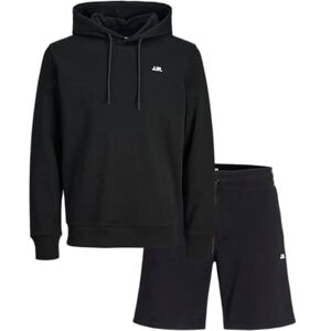 JJ REBEL Jrebrebel-logotyp sweat hood/shorts Mp, svart, S JJ REBEL Jrebrebel-logotyp sweat hood/shorts Mp, svart, S