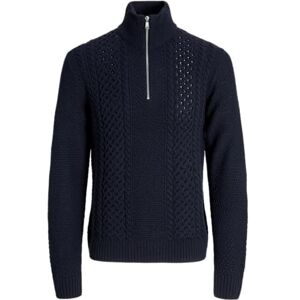 JACK & JONES Jjpaul stickad halv dragkedja, Sky Captain, S JACK & JONES Jjpaul stickad halv dragkedja, Sky Captain, S