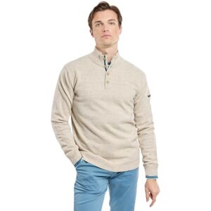 Armor-lux Armor Lux Lambswool truckerkrage tröja, Sandstone Chine/Dark Storm, XL Armor-lux Armor Lux Lambswool truckerkrage tröja, Sandstone Chine/Dark Storm, XL