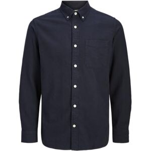 JACK & JONES Jprblubrook Twill Solid L/S Shirt Jnr, mörk marinblå, 152 JACK & JONES Jprblubrook Twill Solid L/S Shirt Jnr, mörk marinblå, 152