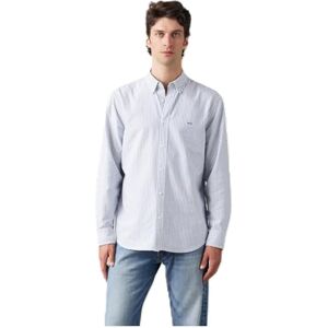 Levi's Autentisk skjorta för män med knappkrage, Waylon Stripe True B, L Levi's Autentisk skjorta för män med knappkrage, Waylon Stripe True B, L