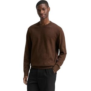 TOM TAILOR Denim herrtröja, 39237 – brun svart mouline, S TOM TAILOR Denim herrtröja, 39237 – brun svart mouline, S