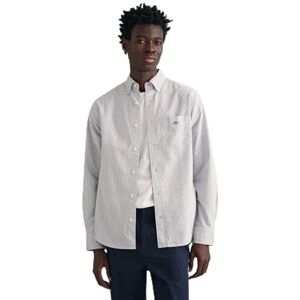 GANT Herr REG Oxford Banker randig skjorta klassisk skjorta, persisk blå, standard, persisk blå, S GANT Herr REG Oxford Banker randig skjorta klassisk skjorta, persisk blå, standard, persisk blå, S