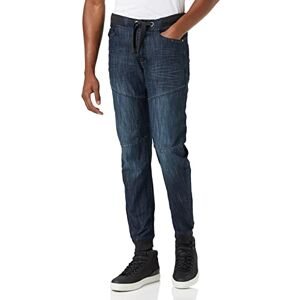 Enzo Jeans med avsmalnande passform för män, Blå (mörk Stonewash mörk Stonewash), 32W x 32L Enzo Jeans med avsmalnande passform för män, Blå (mörk Stonewash mörk Stonewash), 32W x 32L