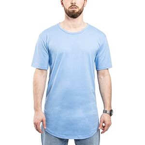Blackskies Rund Basic Longshirt Långärmad T-shirt Plus Size S M L XL, Ljusblå, S Blackskies Rund Basic Longshirt Långärmad T-shirt Plus Size S M L XL, Ljusblå, S