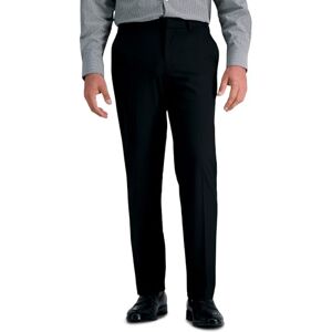 Haggar J.M. Men's Sharkskin Superflex Waist Straight Fit Dress Pant, Black, 36W x 34L Haggar J.M. Men's Sharkskin Superflex Waist Straight Fit Dress Pant, Black, 36W x 34L