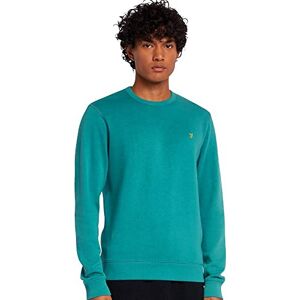 Farah Tim Crew-tröja för män, Gräsklippargrön, S Farah Tim Crew-tröja för män, Gräsklippargrön, S