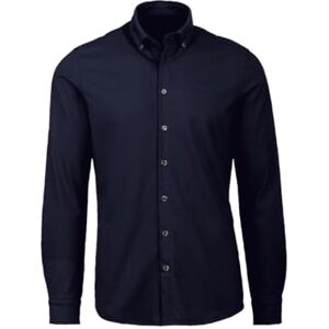 Trigema Business-skjorta av deluxe-single-jersey, blå, XXL Trigema Business-skjorta av deluxe-single-jersey, blå, XXL