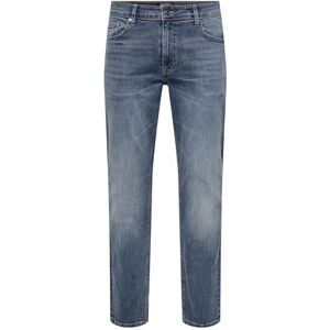 Only & Sons Onsweft Reg. Box Azg DNM Mu Otl, Speciell blå grå denim, 30W / 32L Only & Sons Onsweft Reg. Box Azg DNM Mu Otl, Speciell blå grå denim, 30W / 32L