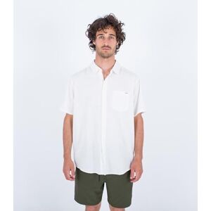Hurley kortärmad skjorta män O&O stretch vit ljung Hurley kortärmad skjorta män O&O stretch vit ljung