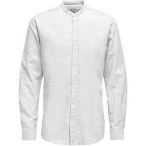 Only & Sons herrskjorta enfärgad, Vit, XXL Only & Sons herrskjorta enfärgad, Vit, XXL