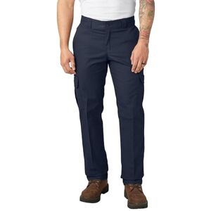 Dickies Herrbyxa franskrin, herr Sarja Reta Regular Straight Stretch Twill Cargo Byxor, Mörk marinblå, 34W / 32L Dickies Herrbyxa franskrin, herr Sarja Reta Regular Straight Stretch Twill Cargo Byxor, Mörk marinblå, 34W / 32L