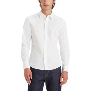 Levi's Långärmad herrskjorta Housemark Slim skjorta, Ljus vit, XXL Levi's Långärmad herrskjorta Housemark Slim skjorta, Ljus vit, XXL