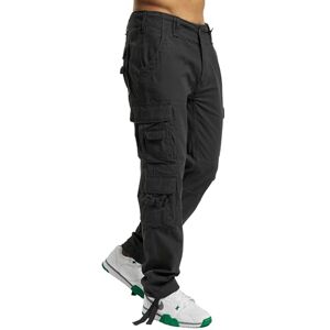 Brandit Slim Pure Vintage Byxor Herr Cargo Black Cargo, Antracit, XXL Brandit Slim Pure Vintage Byxor Herr Cargo Black Cargo, Antracit, XXL