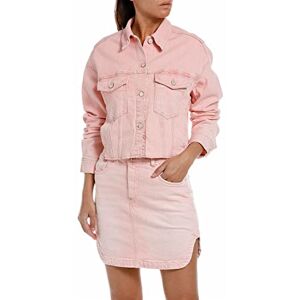 Replay Dam W7794 jeansjacka, 166 blå denim, S, 166 BLÅ DENIM, S Replay Dam W7794 jeansjacka, 166 blå denim, S, 166 BLÅ DENIM, S