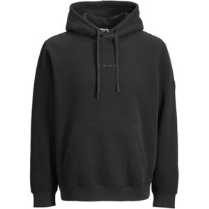 JACK & JONES Jcopoint Sweat Badge Hood Bf, svart, S JACK & JONES Jcopoint Sweat Badge Hood Bf, svart, S
