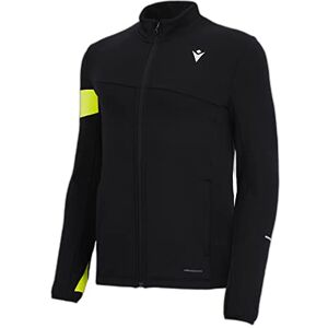 Macron Herr Run Fcc Amos 3D stretch hel dragkedja tröja man blk/Nyel sweatshirt, svart-gul, XL, Svart-gul, XL Macron Herr Run Fcc Amos 3D stretch hel dragkedja tröja man blk/Nyel sweatshirt, svart-gul, XL, Svart-gul, XL