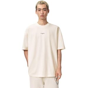 AllSaints Mikro SS Crew, Ashen vit, S AllSaints Mikro SS Crew, Ashen vit, S