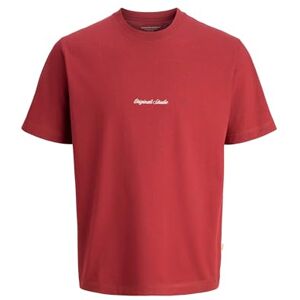 JACK & JONES Jornorrebro Emb Tee Ss Crew Neck Noos, Tibetansk röd, XXL JACK & JONES Jornorrebro Emb Tee Ss Crew Neck Noos, Tibetansk röd, XXL