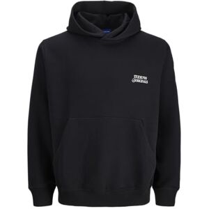JACK & JONES Jorgrand Midtown Sweat Hood, svart, M JACK & JONES Jorgrand Midtown Sweat Hood, svart, M
