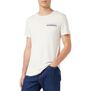 TOM TAILOR Denim Herr T-shirt med backtryck 1033025, 10338 Soft Light Beige, L TOM TAILOR Denim Herr T-shirt med backtryck 1033025, 10338 Soft Light Beige, L