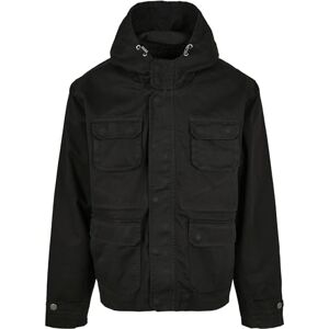 Urban Classics Jacka i bomullsfältjacka för män, svart, L Urban Classics Jacka i bomullsfältjacka för män, svart, L