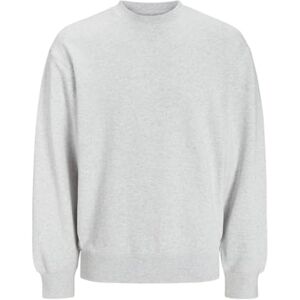 JACK & JONES JACK&JONES Jjecharge Sweat Crew Neck Noos, Vit melange, M JACK & JONES JACK&JONES Jjecharge Sweat Crew Neck Noos, Vit melange, M