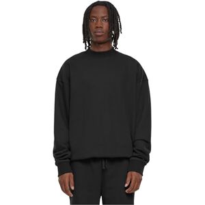 Urban Classics Light Terry Crew Sweatshirt för män, svart, S Urban Classics Light Terry Crew Sweatshirt för män, svart, S