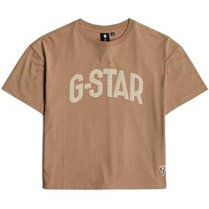 G-STAR flickor lös t-shirt, Brun (Woodsmoke D25559-01-g939), 6 år G-STAR flickor lös t-shirt, Brun (Woodsmoke D25559-01-g939), 6 år