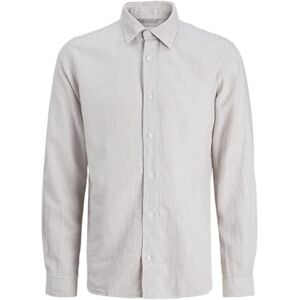 JACK & JONES Jprccmaze sommar L/S skjorta, Whitecap grå, M JACK & JONES Jprccmaze sommar L/S skjorta, Whitecap grå, M