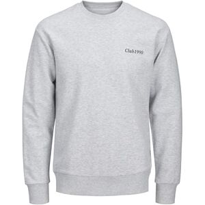JACK & JONES JACK&JONES JJEBRADLEY Graphic Sweat Crew NOOS, Vit melange, XS JACK & JONES JACK&JONES JJEBRADLEY Graphic Sweat Crew NOOS, Vit melange, XS