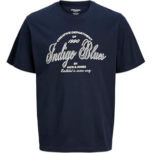 JACK & JONES Herr Jjedenver Graphic Tee SS O-Neck Noos, Blazer Marinblå, M, Blazer marinblå, M JACK & JONES Herr Jjedenver Graphic Tee SS O-Neck Noos, Blazer Marinblå, M, Blazer marinblå, M
