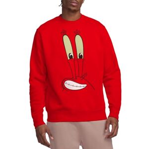 SPONGEBOB SQUAREPANTS Svampbob Mr. Krabs Smallile Face Crew sweatshirt, röd, X-Large, Röd, XL SPONGEBOB SQUAREPANTS Svampbob Mr. Krabs Smallile Face Crew sweatshirt, röd, X-Large, Röd, XL