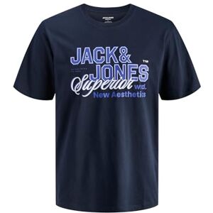 JACK & JONES Herr Jjelogo Tee SS O-Neck 2 Col Ss26 Sn, Blazer Navy, L, Blazer marinblå, L JACK & JONES Herr Jjelogo Tee SS O-Neck 2 Col Ss26 Sn, Blazer Navy, L, Blazer marinblå, L