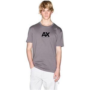 Giorgio Armani Kortärmad tryckt logotyp rund krage t-shirt, Mörkgull grå, XXL Giorgio Armani Kortärmad tryckt logotyp rund krage t-shirt, Mörkgull grå, XXL