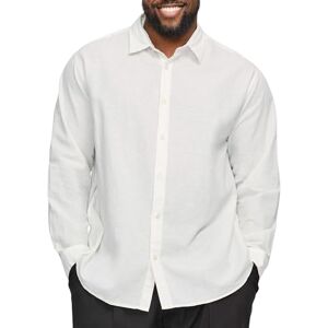 JACK & JONES JJEBREEZE skjorta LS SN PLS, Vit, 4XL JACK & JONES JJEBREEZE skjorta LS SN PLS, Vit, 4XL