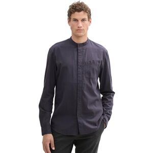 TOM TAILOR Denim herr 1042539 skjorta, 36057-marinblå fiskbensmönstrad struktur, XXL, 36057 – marinblå fiskbensmönster struktur, XXL TOM TAILOR Denim herr 1042539 skjorta, 36057-marinblå fiskbensmönstrad struktur, XXL, 36057 – marinblå fiskbensmönster struktur, XXL