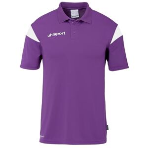 uhlsport Squad 27 pikétröja – pikétröja herr, dam och barn – t-shirt med polokrage, lila/vit, XL uhlsport Squad 27 pikétröja – pikétröja herr, dam och barn – t-shirt med polokrage, lila/vit, XL
