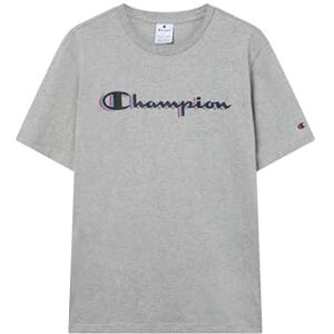 Champion Legacy Man för män – T-shirt med stor logotyp, grå, L, Grå (Em006), L Champion Legacy Man för män – T-shirt med stor logotyp, grå, L, Grå (Em006), L