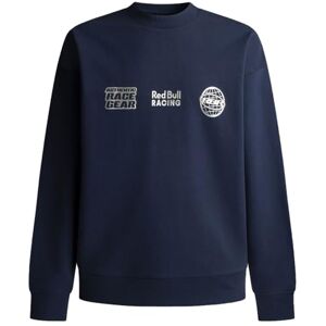 Red Bull Racing X Pepe Jeans herr OUTLINE GRAPHIC CREW sweatshirt, blå (ETON BLUE), L, Blå (Eton blå), L Red Bull Racing X Pepe Jeans herr OUTLINE GRAPHIC CREW sweatshirt, blå (ETON BLUE), L, Blå (Eton blå), L