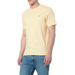 Calvin jeans herr SS badge 30S jersey klassisk TEE LV04RC272G t-shirts, gul (solljus), XL, Gul (solljus), XL Calvin jeans herr SS badge 30S jersey klassisk TEE LV04RC272G t-shirts, gul (solljus), XL, Gul (solljus), XL